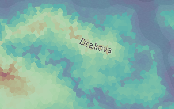 map of drakova